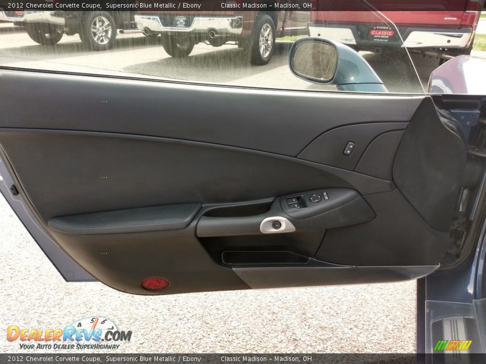 2012 Chevrolet Corvette Coupe Supersonic Blue Metallic / Ebony Photo #10