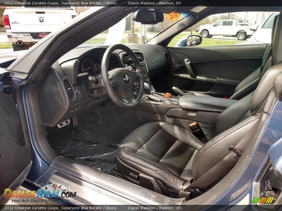 2012 Chevrolet Corvette Coupe Supersonic Blue Metallic / Ebony Photo #11