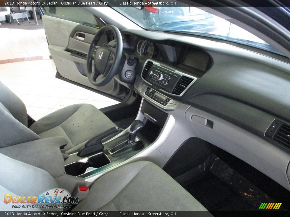 2013 Honda Accord LX Sedan Obsidian Blue Pearl / Gray Photo #15