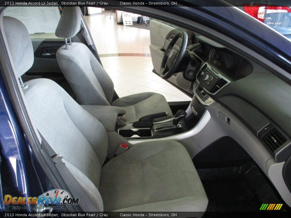 2013 Honda Accord LX Sedan Obsidian Blue Pearl / Gray Photo #16