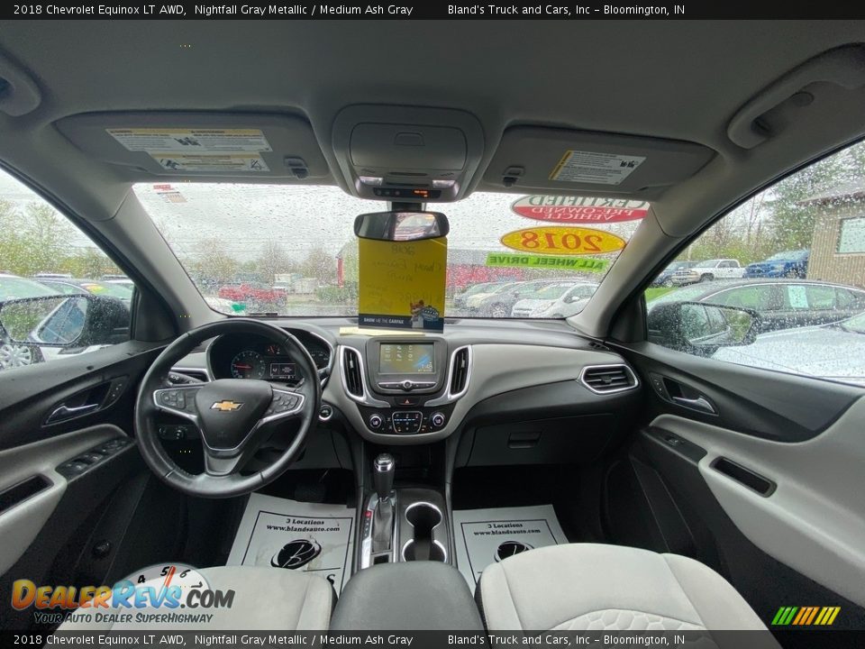 2018 Chevrolet Equinox LT AWD Nightfall Gray Metallic / Medium Ash Gray Photo #16