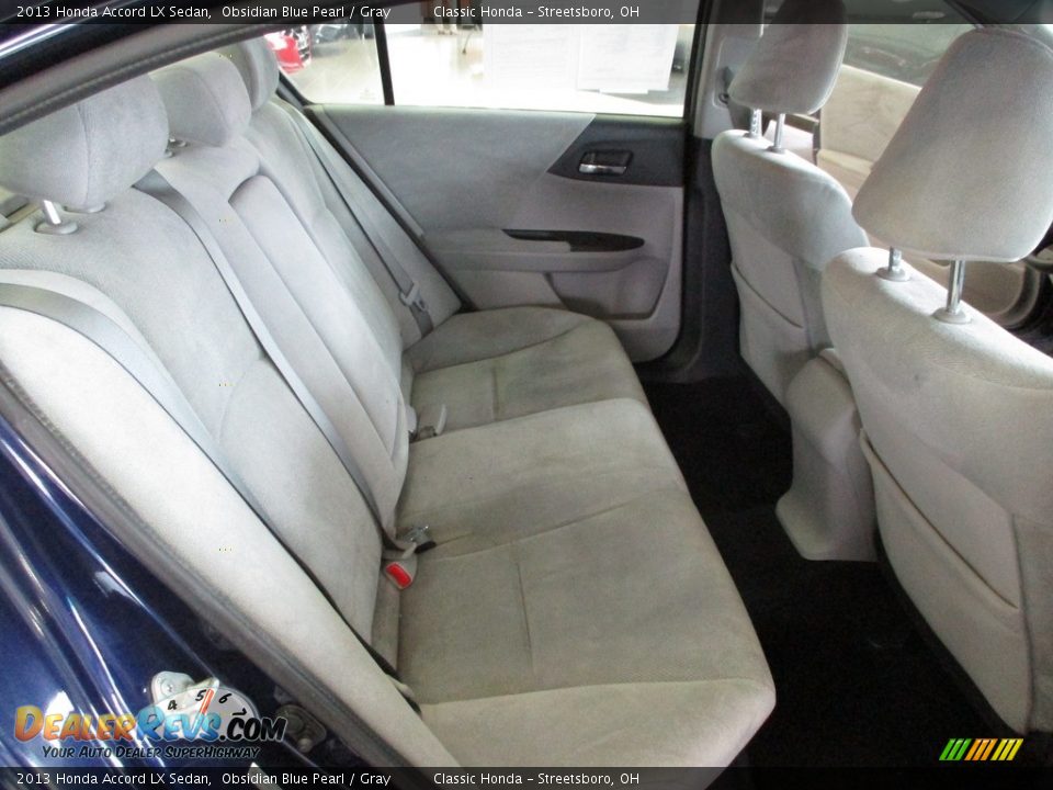 2013 Honda Accord LX Sedan Obsidian Blue Pearl / Gray Photo #19