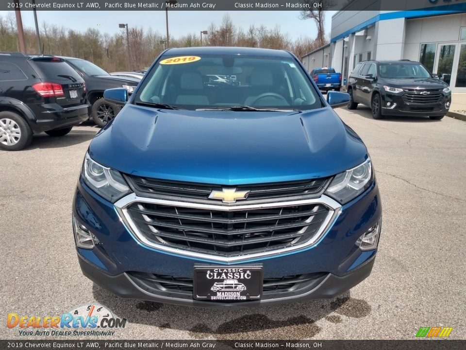 2019 Chevrolet Equinox LT AWD Pacific Blue Metallic / Medium Ash Gray Photo #4