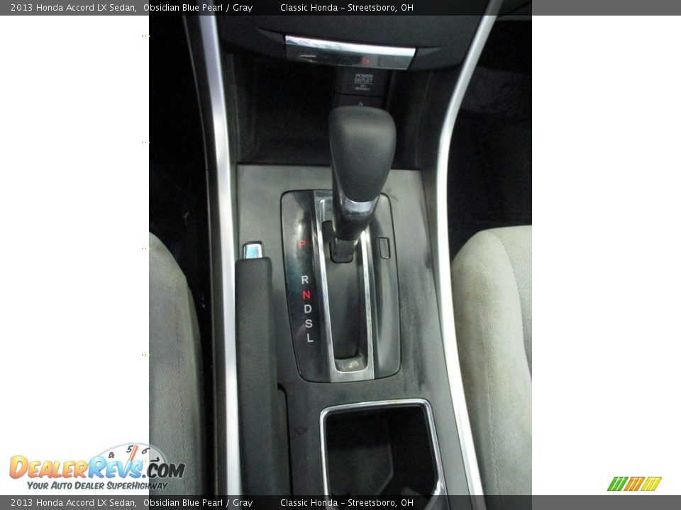 2013 Honda Accord LX Sedan Obsidian Blue Pearl / Gray Photo #32