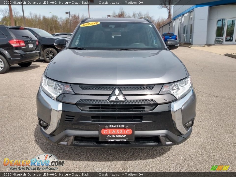 2020 Mitsubishi Outlander LE S-AWC Mercury Gray / Black Photo #4