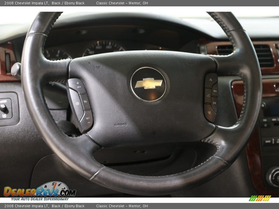 2008 Chevrolet Impala LT Black / Ebony Black Photo #7