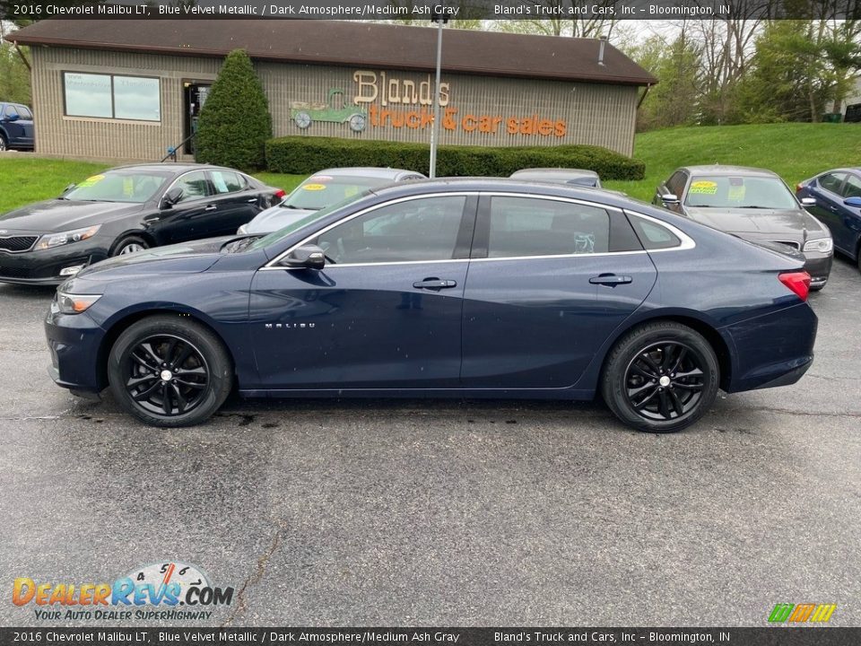 2016 Chevrolet Malibu LT Blue Velvet Metallic / Dark Atmosphere/Medium Ash Gray Photo #1