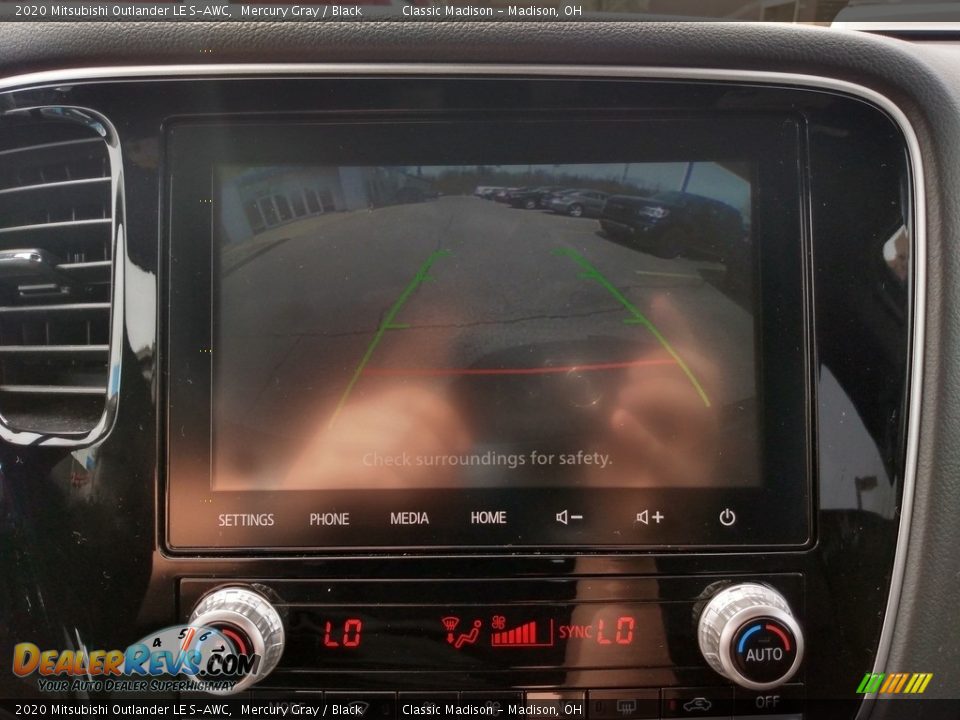 2020 Mitsubishi Outlander LE S-AWC Mercury Gray / Black Photo #12