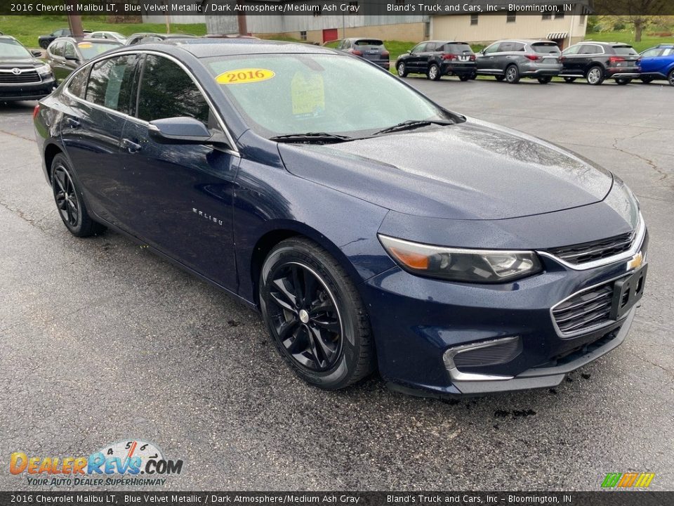 2016 Chevrolet Malibu LT Blue Velvet Metallic / Dark Atmosphere/Medium Ash Gray Photo #4