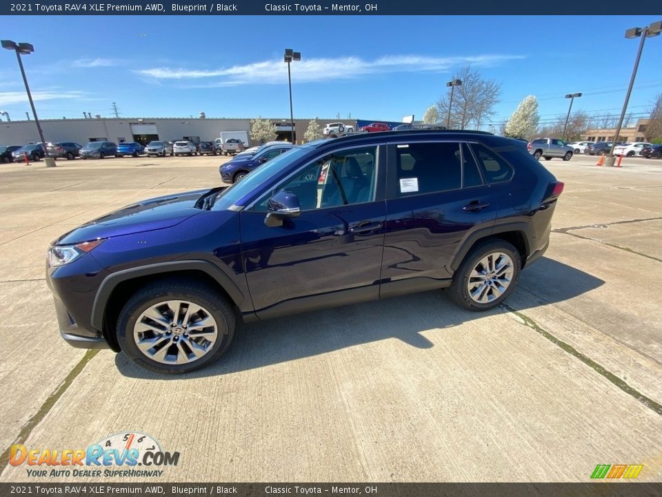 2021 Toyota RAV4 XLE Premium AWD Blueprint / Black Photo #1