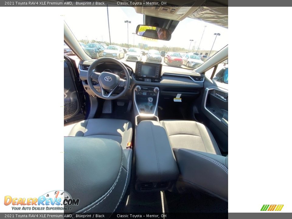 2021 Toyota RAV4 XLE Premium AWD Blueprint / Black Photo #4