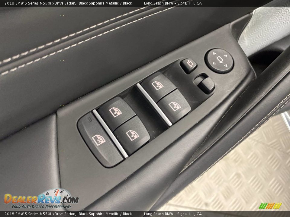 2018 BMW 5 Series M550i xDrive Sedan Black Sapphire Metallic / Black Photo #14