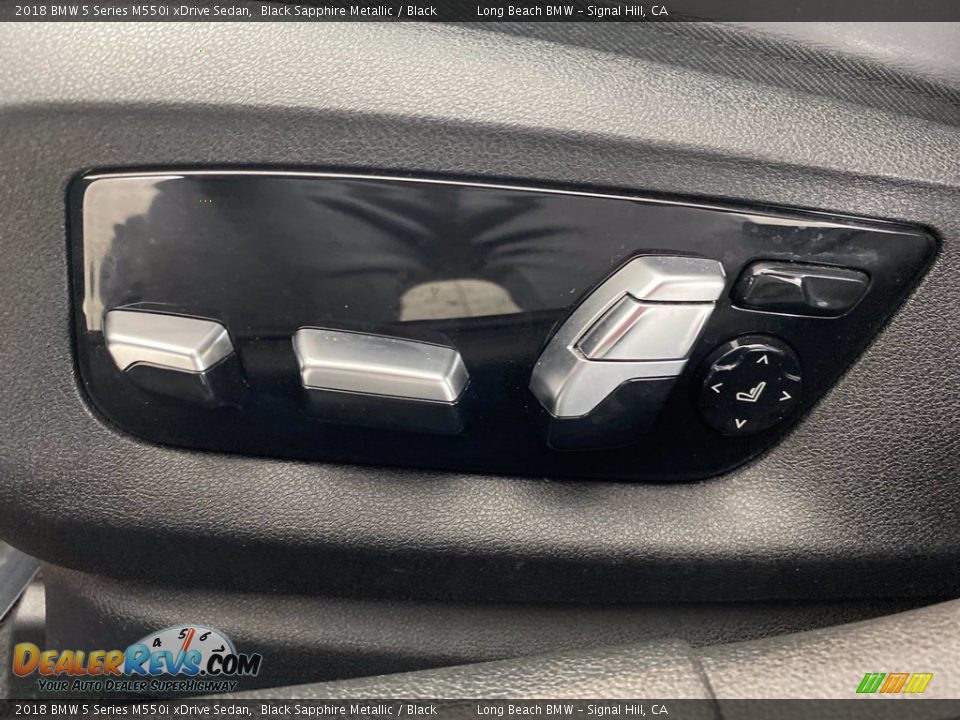 2018 BMW 5 Series M550i xDrive Sedan Black Sapphire Metallic / Black Photo #15