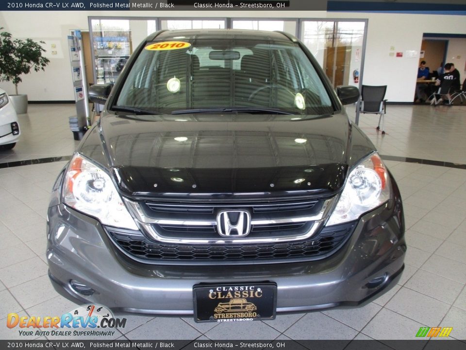 2010 Honda CR-V LX AWD Polished Metal Metallic / Black Photo #2