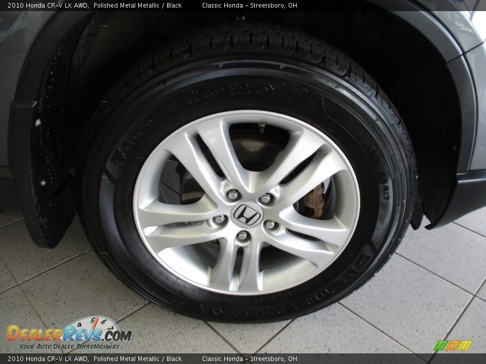 2010 Honda CR-V LX AWD Polished Metal Metallic / Black Photo #5