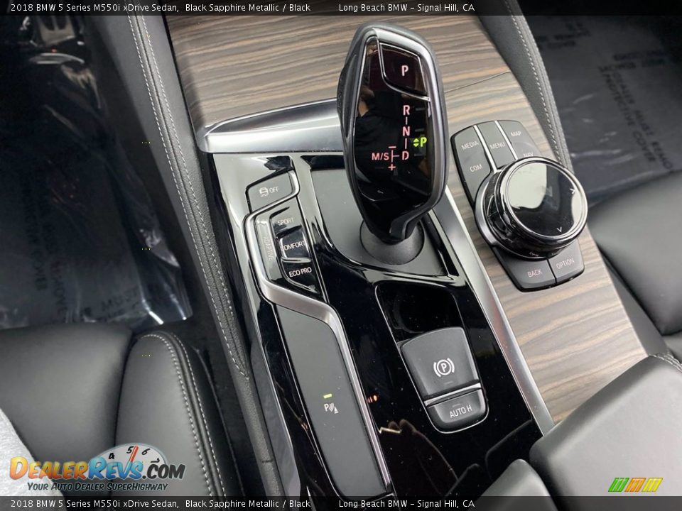 2018 BMW 5 Series M550i xDrive Sedan Black Sapphire Metallic / Black Photo #27