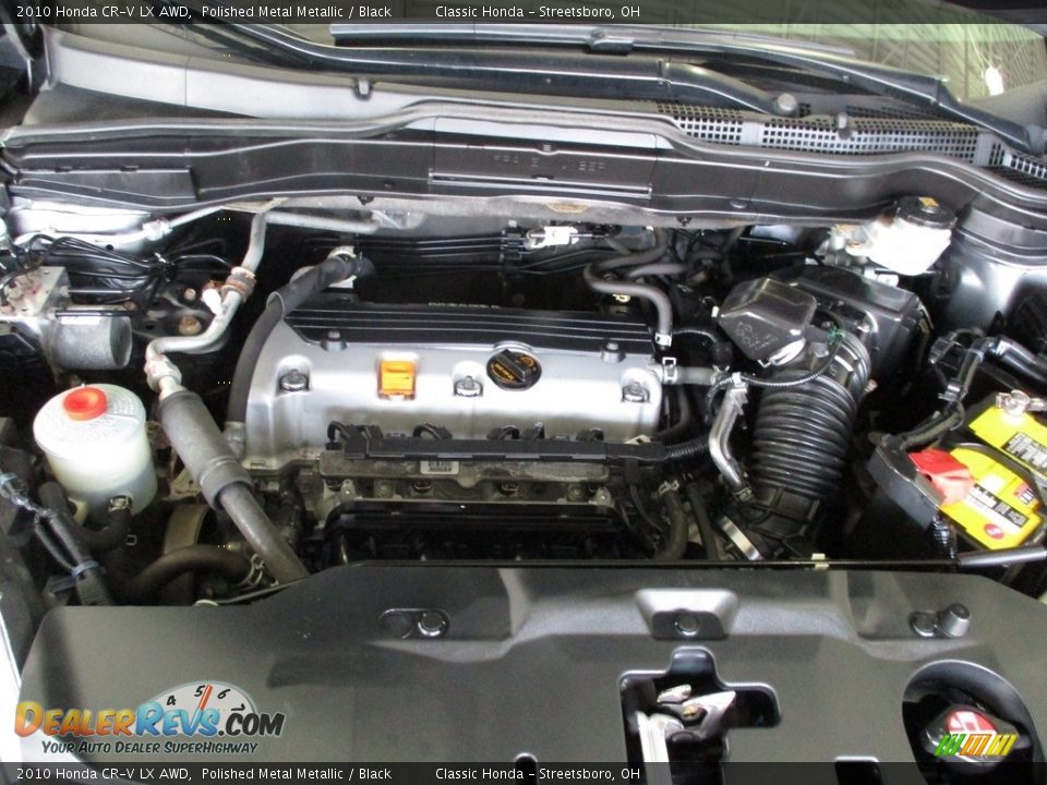 2010 Honda CR-V LX AWD Polished Metal Metallic / Black Photo #13