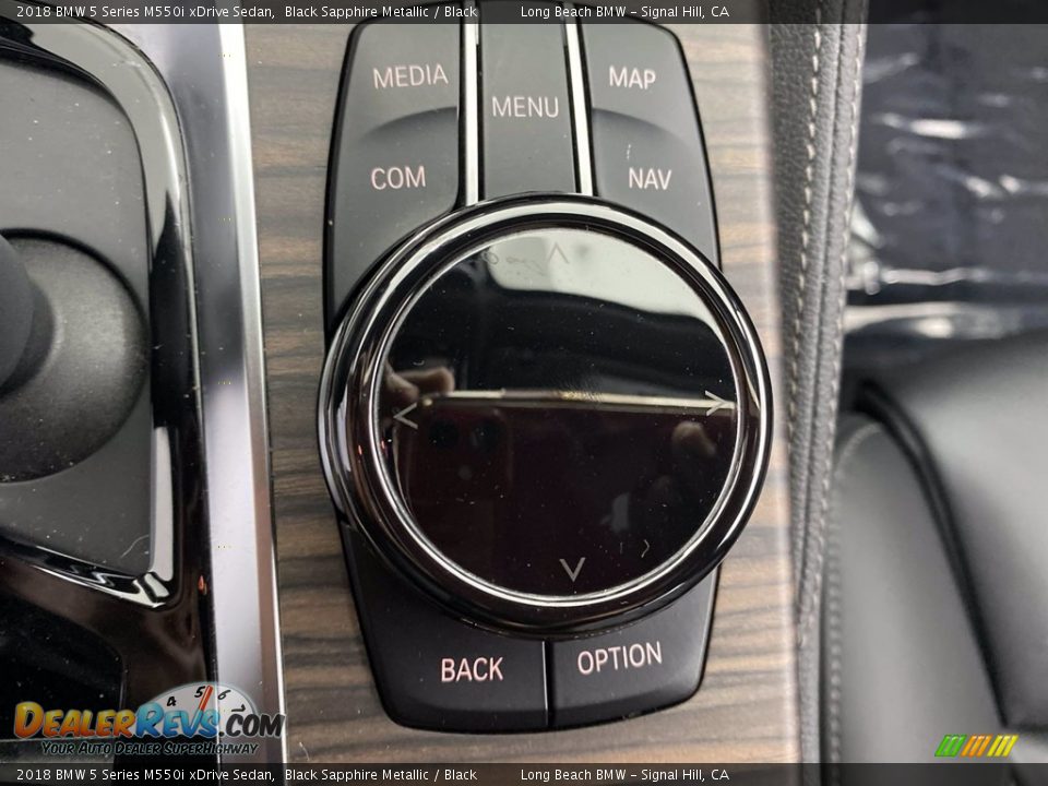 2018 BMW 5 Series M550i xDrive Sedan Black Sapphire Metallic / Black Photo #29