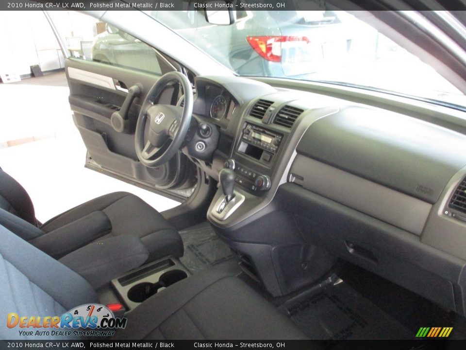 2010 Honda CR-V LX AWD Polished Metal Metallic / Black Photo #15