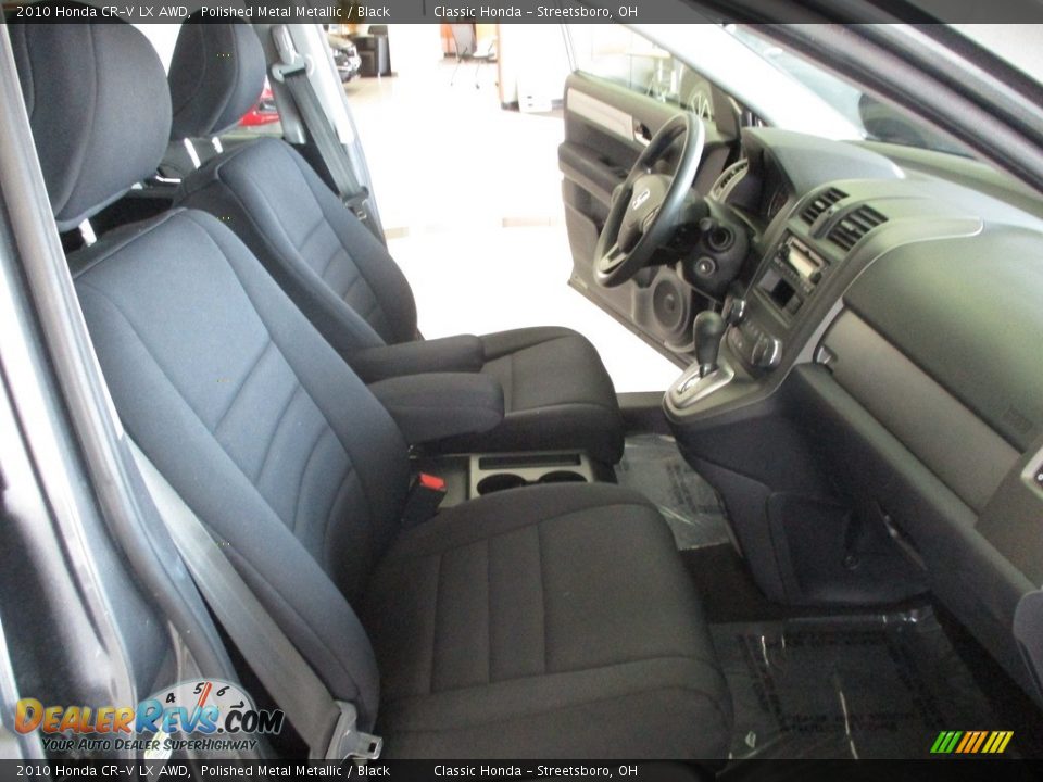 2010 Honda CR-V LX AWD Polished Metal Metallic / Black Photo #16