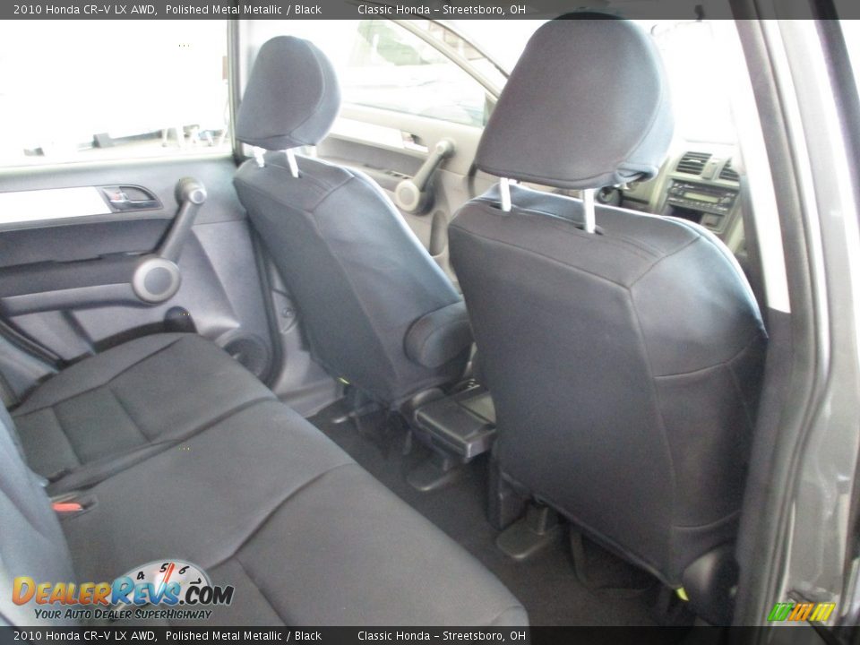 2010 Honda CR-V LX AWD Polished Metal Metallic / Black Photo #18