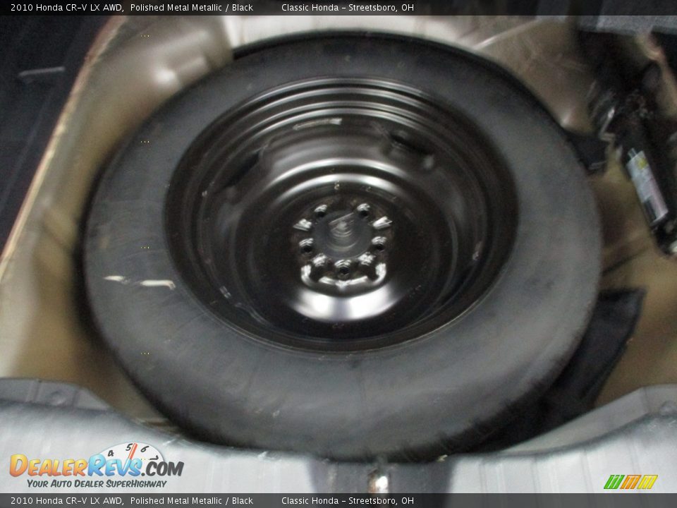 2010 Honda CR-V LX AWD Polished Metal Metallic / Black Photo #21