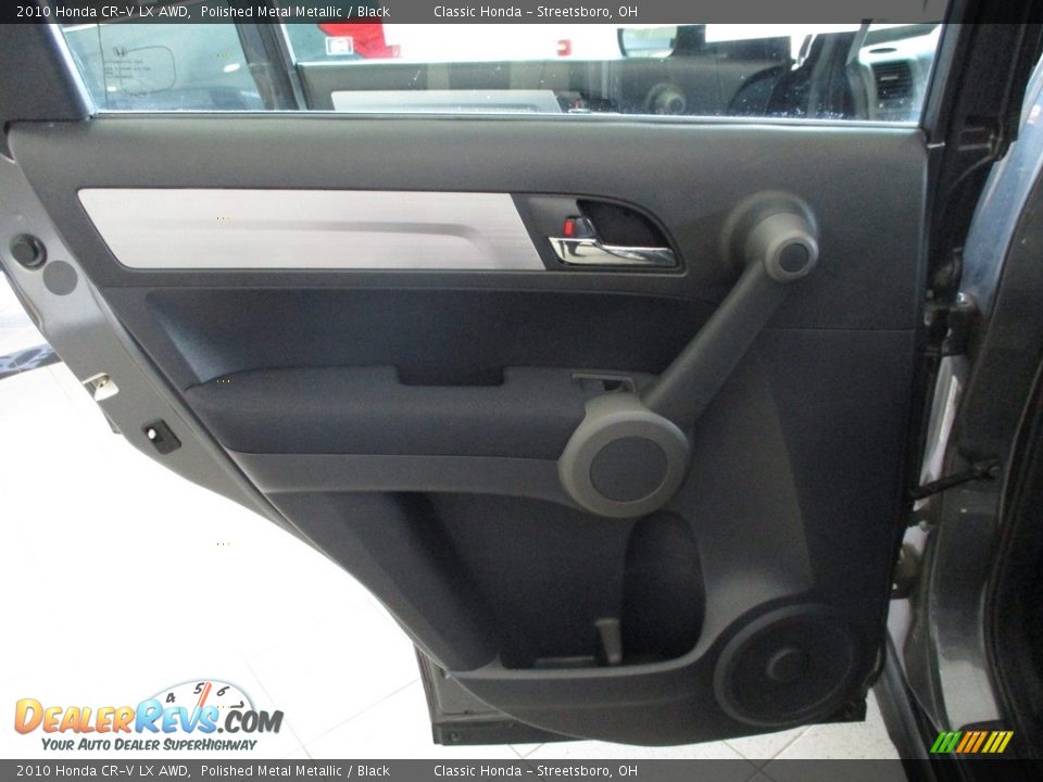 2010 Honda CR-V LX AWD Polished Metal Metallic / Black Photo #22