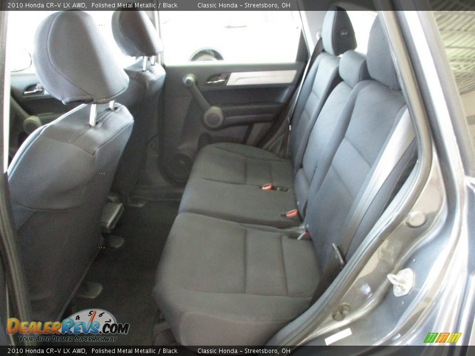2010 Honda CR-V LX AWD Polished Metal Metallic / Black Photo #24