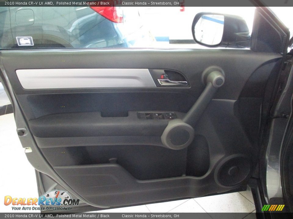 2010 Honda CR-V LX AWD Polished Metal Metallic / Black Photo #25