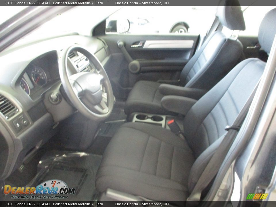 2010 Honda CR-V LX AWD Polished Metal Metallic / Black Photo #27