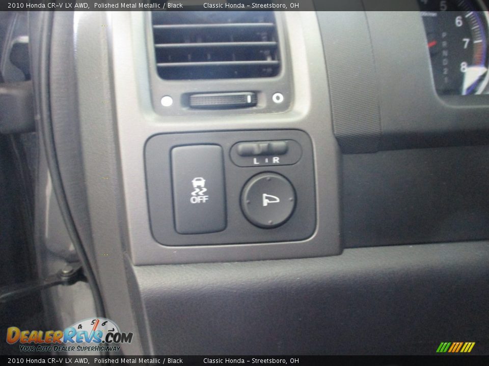 2010 Honda CR-V LX AWD Polished Metal Metallic / Black Photo #28