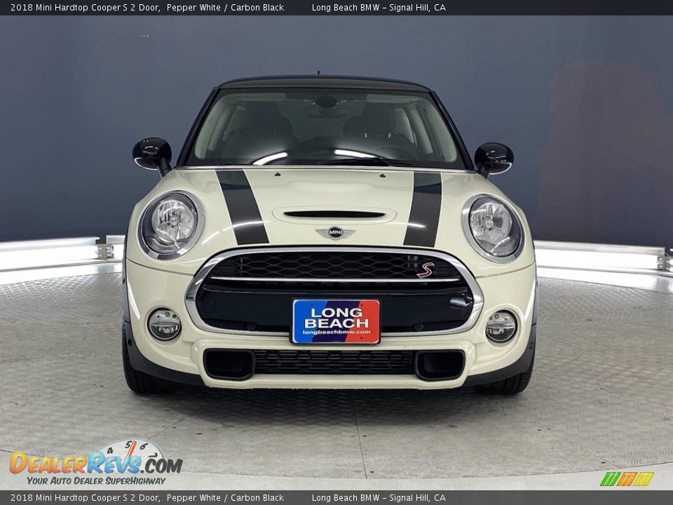 2018 Mini Hardtop Cooper S 2 Door Pepper White / Carbon Black Photo #2