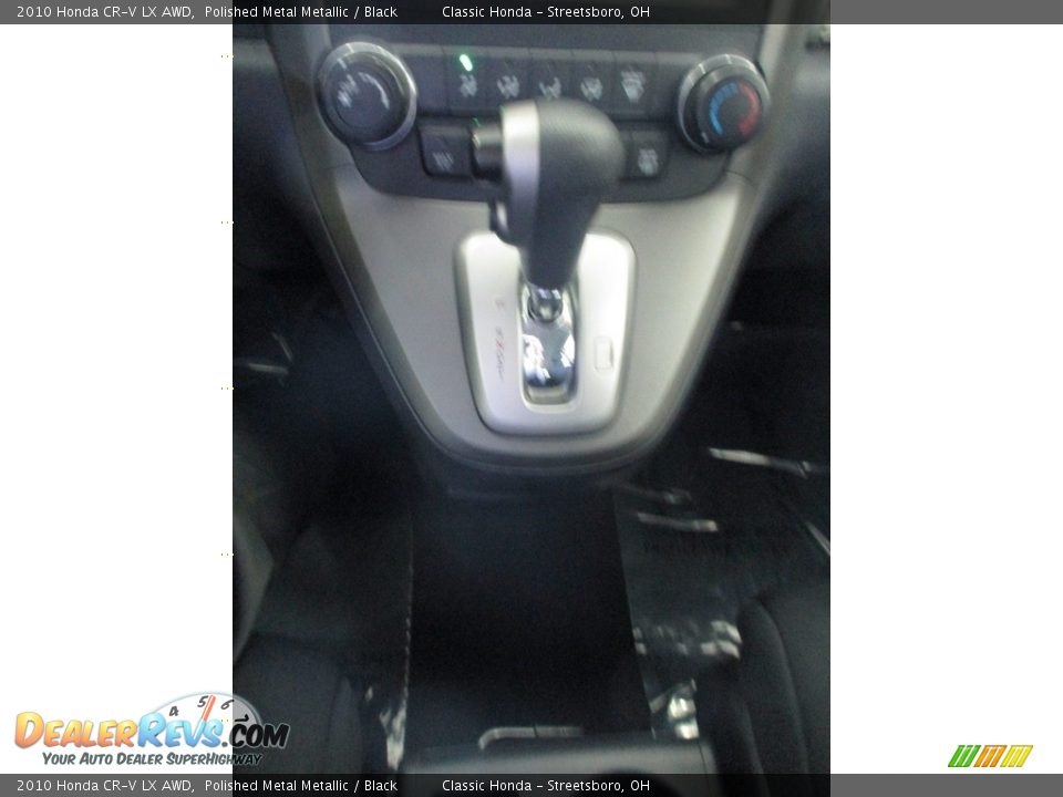 2010 Honda CR-V LX AWD Polished Metal Metallic / Black Photo #31