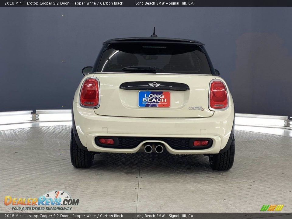 2018 Mini Hardtop Cooper S 2 Door Pepper White / Carbon Black Photo #4