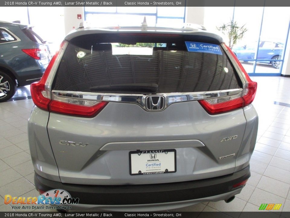 2018 Honda CR-V Touring AWD Lunar Silver Metallic / Black Photo #7