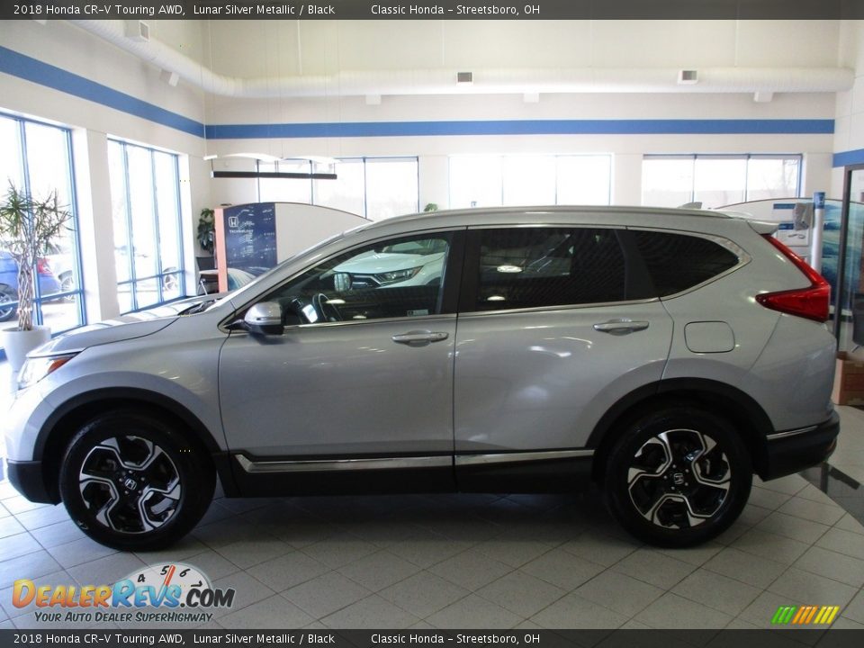 2018 Honda CR-V Touring AWD Lunar Silver Metallic / Black Photo #8