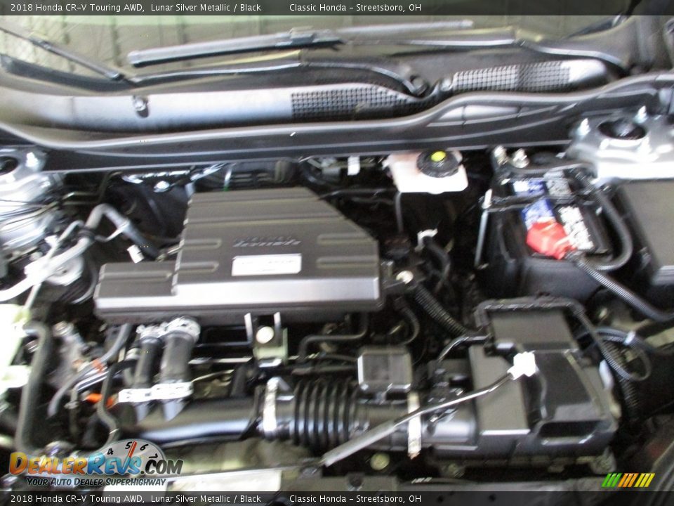 2018 Honda CR-V Touring AWD Lunar Silver Metallic / Black Photo #11