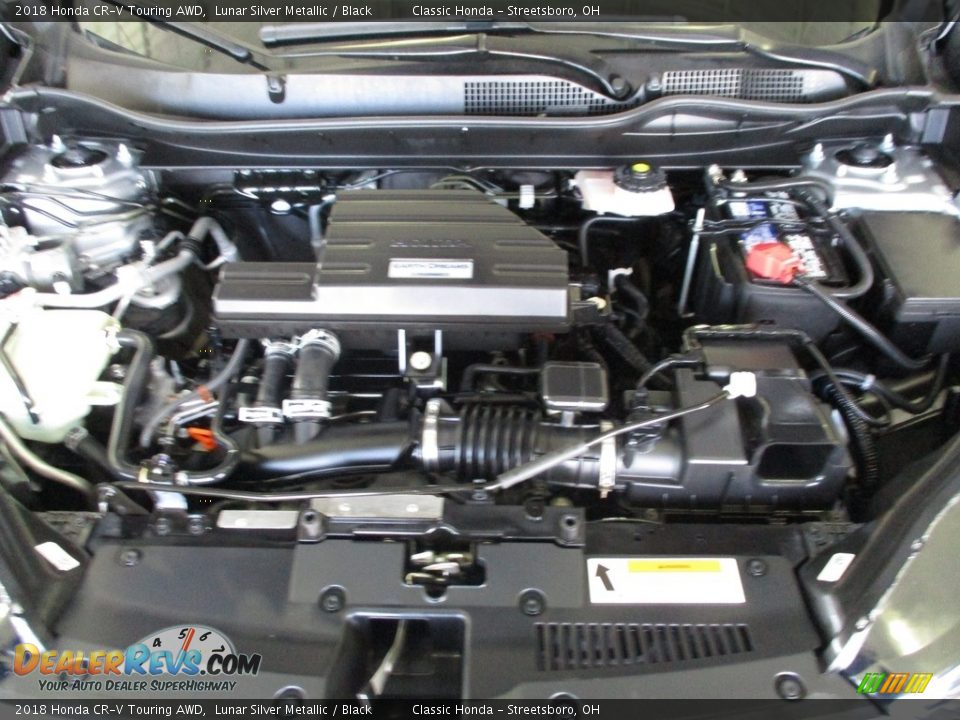2018 Honda CR-V Touring AWD Lunar Silver Metallic / Black Photo #12