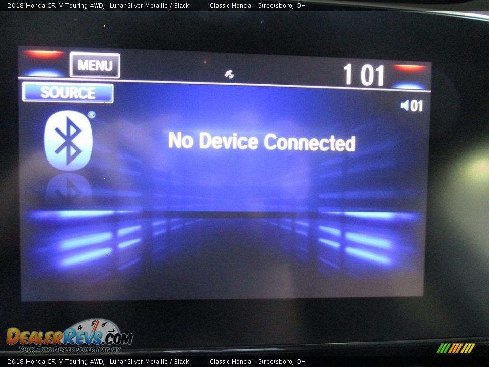 2018 Honda CR-V Touring AWD Lunar Silver Metallic / Black Photo #25