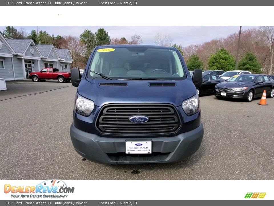 2017 Ford Transit Wagon XL Blue Jeans / Pewter Photo #2