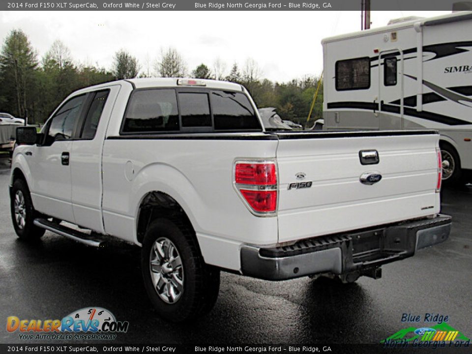 2014 Ford F150 XLT SuperCab Oxford White / Steel Grey Photo #3