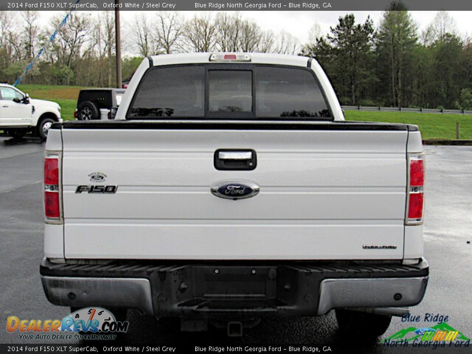 2014 Ford F150 XLT SuperCab Oxford White / Steel Grey Photo #4