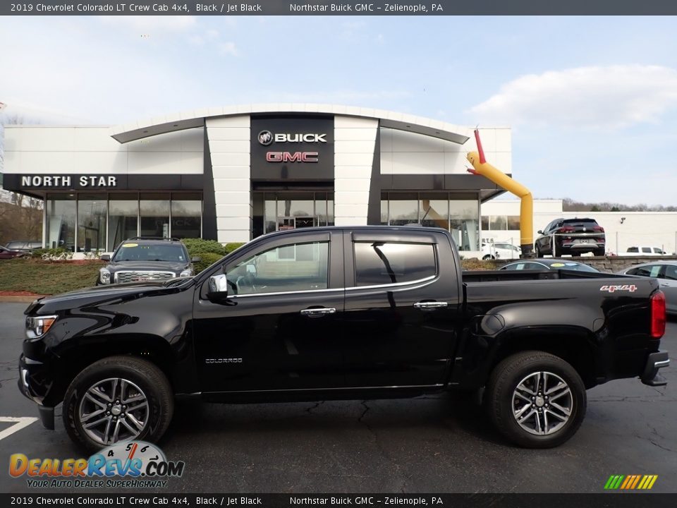 2019 Chevrolet Colorado LT Crew Cab 4x4 Black / Jet Black Photo #1