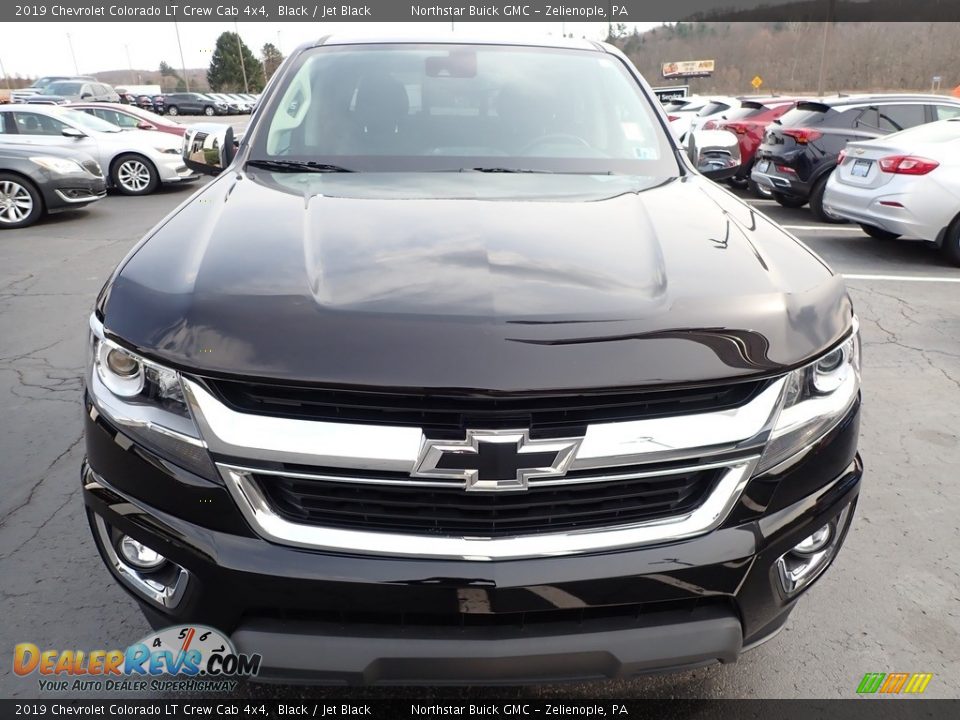 2019 Chevrolet Colorado LT Crew Cab 4x4 Black / Jet Black Photo #3