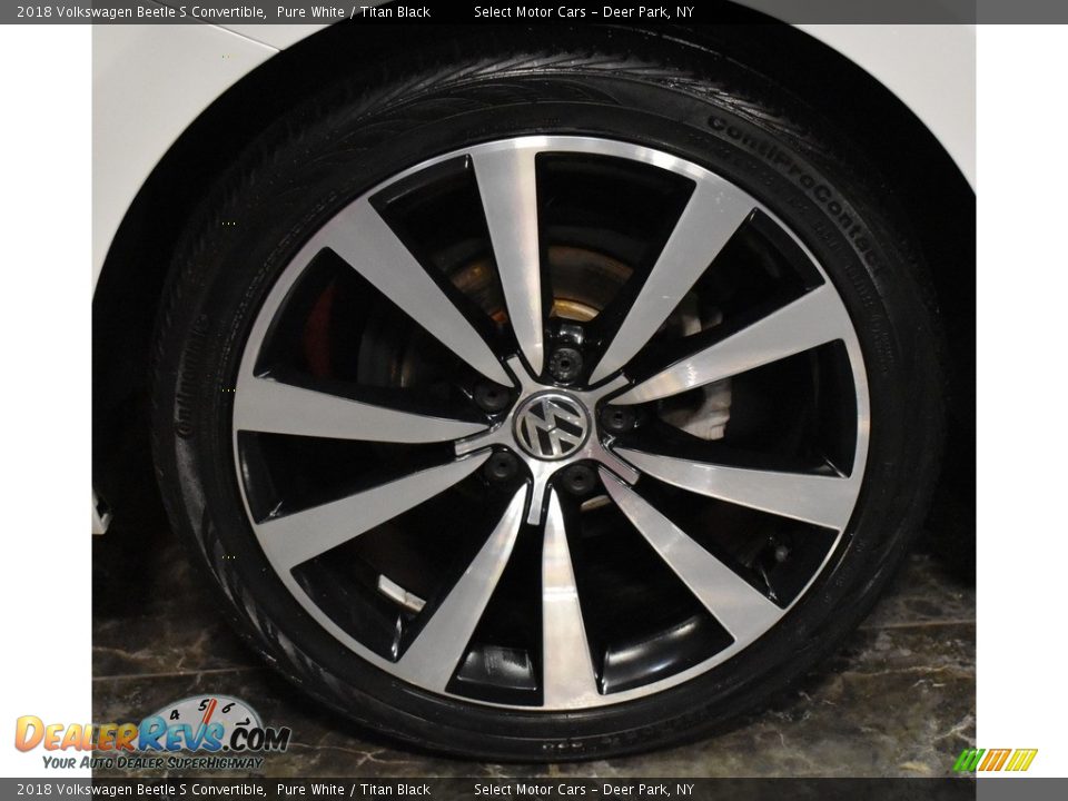 2018 Volkswagen Beetle S Convertible Pure White / Titan Black Photo #10