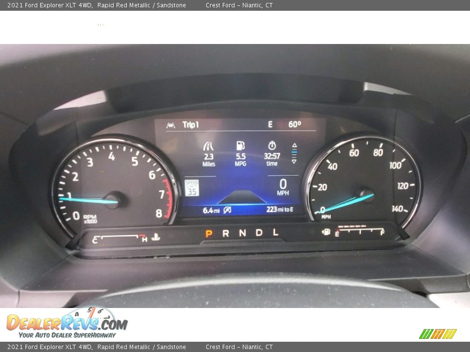 2021 Ford Explorer XLT 4WD Rapid Red Metallic / Sandstone Photo #13