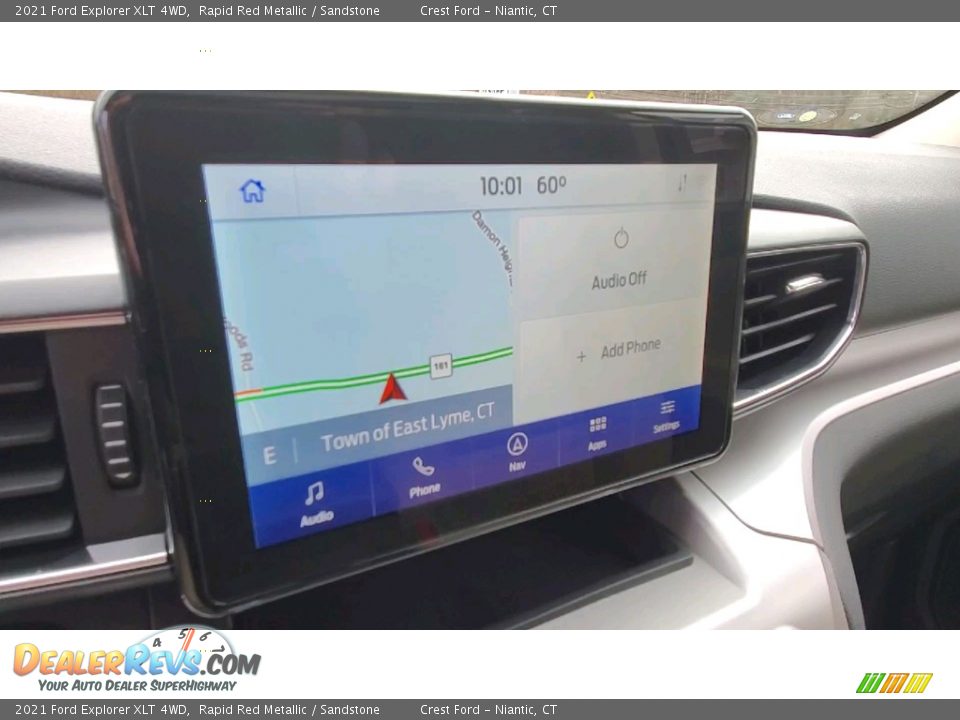 2021 Ford Explorer XLT 4WD Rapid Red Metallic / Sandstone Photo #14