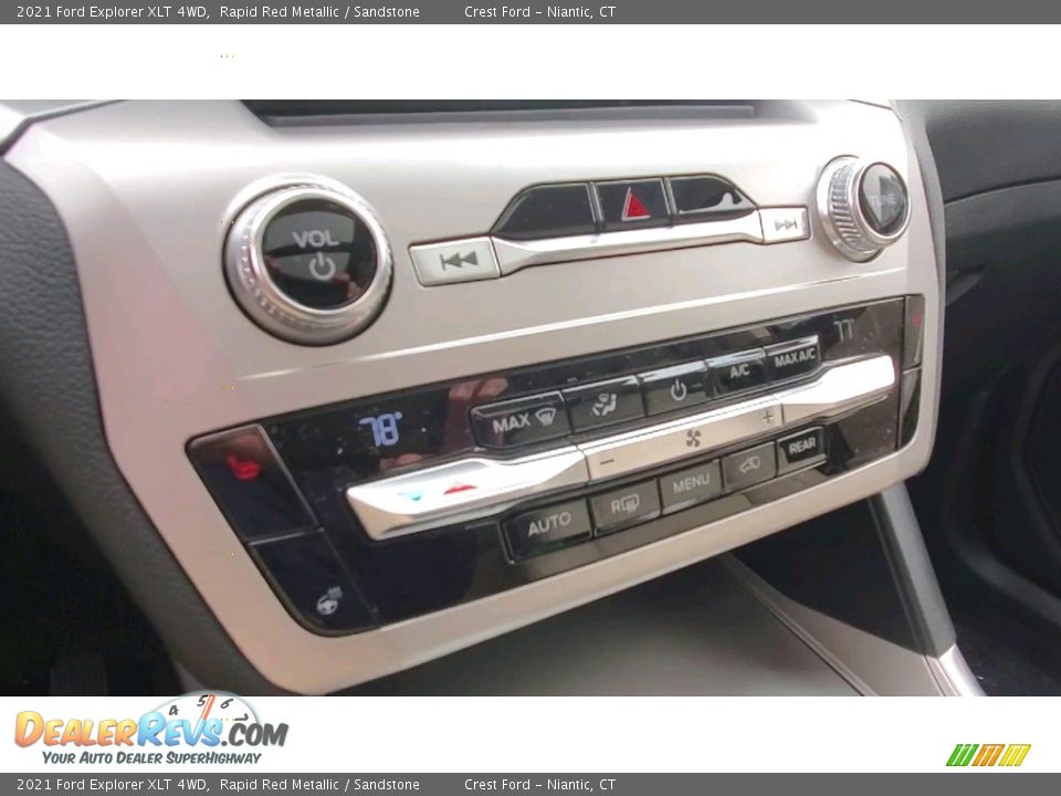 2021 Ford Explorer XLT 4WD Rapid Red Metallic / Sandstone Photo #15