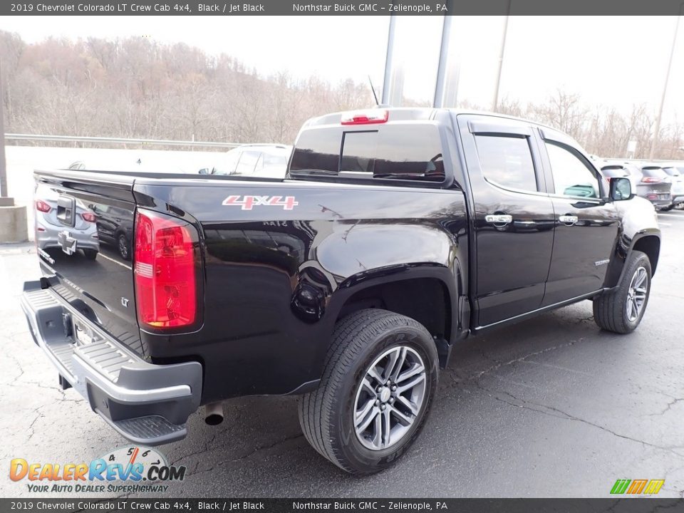 2019 Chevrolet Colorado LT Crew Cab 4x4 Black / Jet Black Photo #9