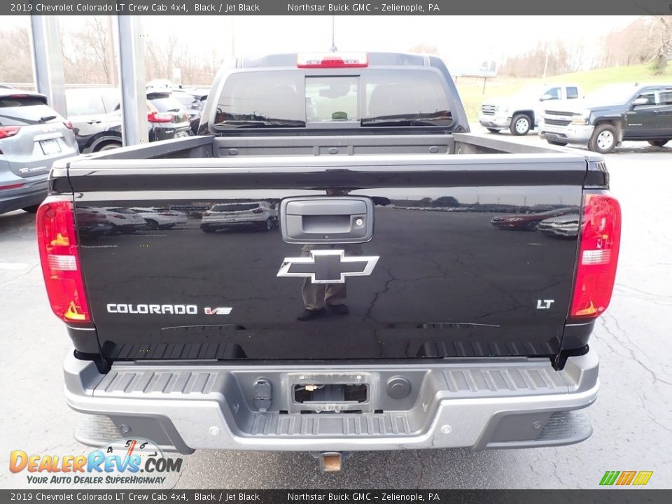 2019 Chevrolet Colorado LT Crew Cab 4x4 Black / Jet Black Photo #10